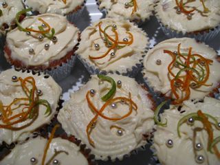 orange cupcake